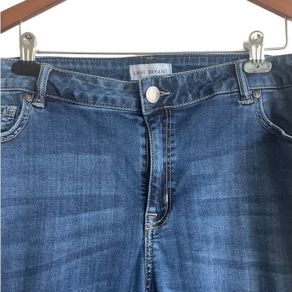 Lane Bryant Women Jeans 22 Blue Straight Leg Normcore Classic Minimalistic - Picture 9 of 9